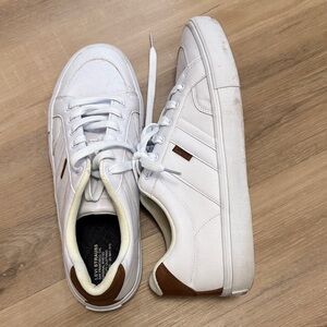 Signature by Levi Strauss White and Brown Sneakers